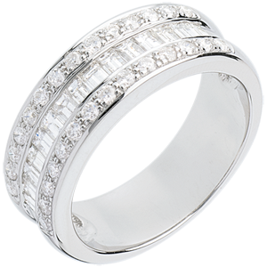 Ring Enchantment - Heiress - white gold paved - 0.88 carat - 44 diamonds