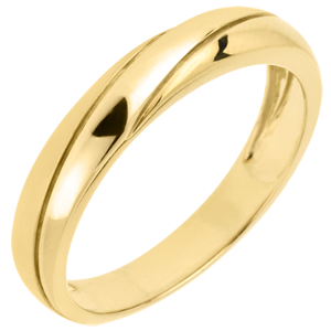 Saturn Trilogy Wedding Ring - Yellow gold - 9 carat