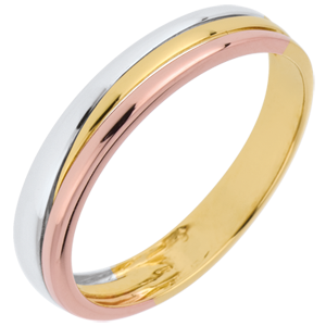 Wedding Ring Triya - Three golds