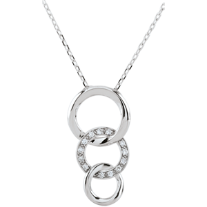 White Gold Gala Necklace