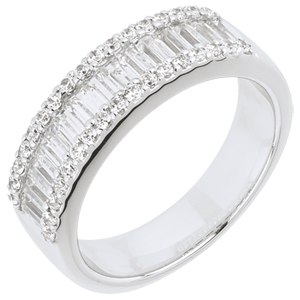Ring Betovering - Oneindig Licht - 49 diamanten 1.63 karaat - 18 karaat witgoud