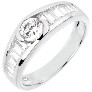 Ring Destiny - Aphrodite Solitaire - 0.46 karaat Diamant witgoud