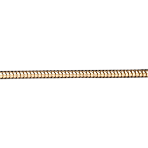 Schlangenkette Gelbgold 45 cm