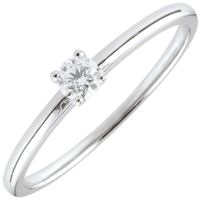 bague solitaire alexandra or blanc bague solitaire alexandra or blanc