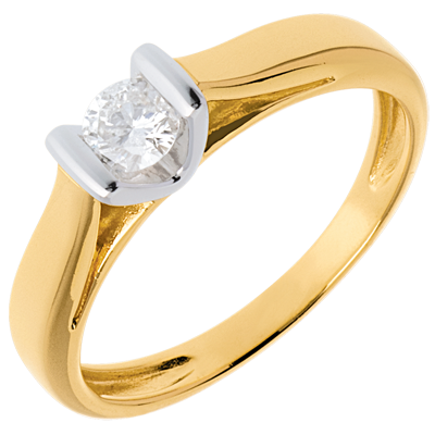 bague or blanc diamant 0.25 bague or blanc diamant 0.25