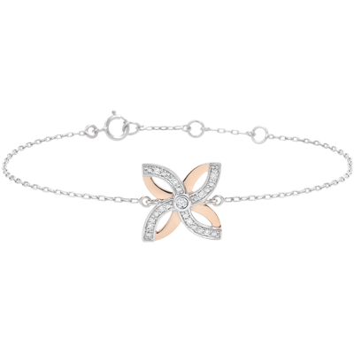 thin white gold bracelet