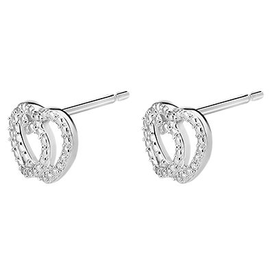 h samuel white gold diamond stud earrings