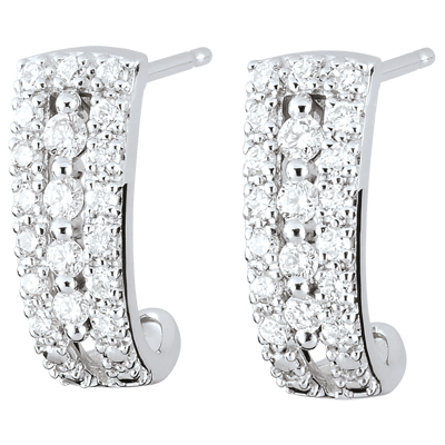 18 carat hoop earrings