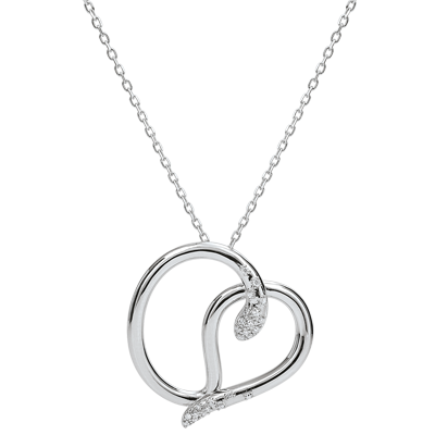 snake necklace diamond