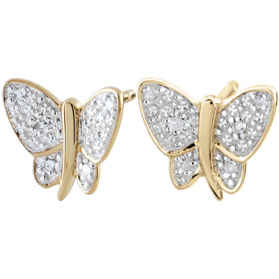 Orecchini bimba in oro con farfalle - ORO&CO - Luxury Zone