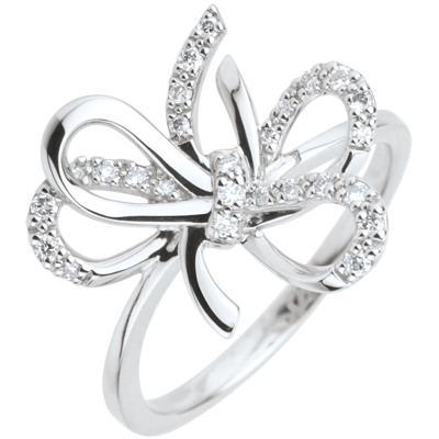 Ring Schleife Dame Sterlingsilber Diamant C6300