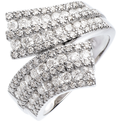 Ring - White gold 18 carats - Diamond white - C81